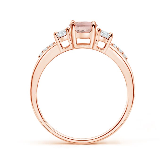 AAAA - Morganite / 0.96 CT / 14 KT Rose Gold