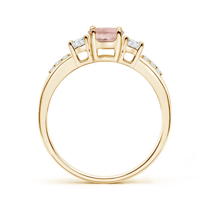 AAAA - Morganite / 0.96 CT / 14 KT Yellow Gold