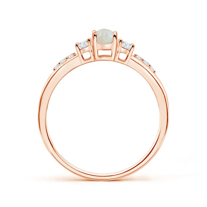 AA - Opal / 0.45 CT / 14 KT Rose Gold