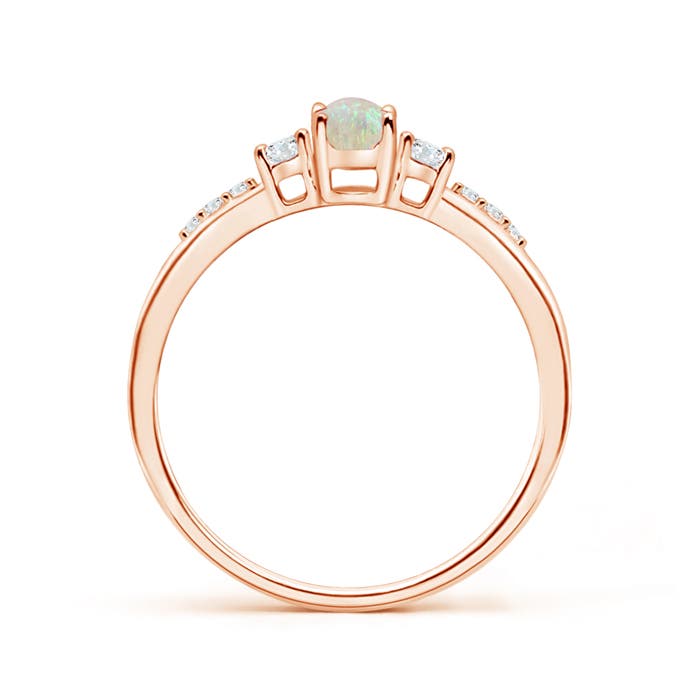 AAA - Opal / 0.45 CT / 14 KT Rose Gold