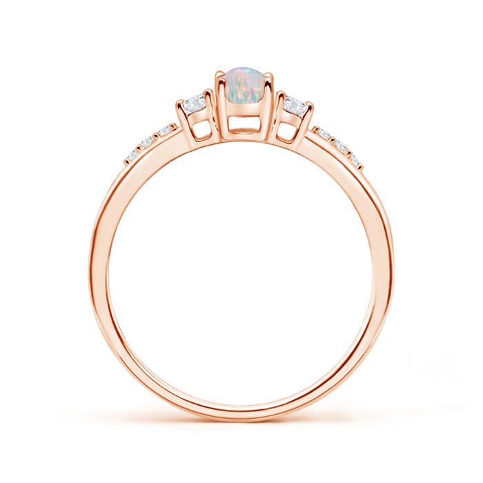 AAAA - Opal / 0.45 CT / 14 KT Rose Gold