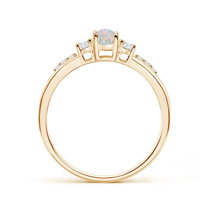 AAAA - Opal / 0.45 CT / 14 KT Yellow Gold