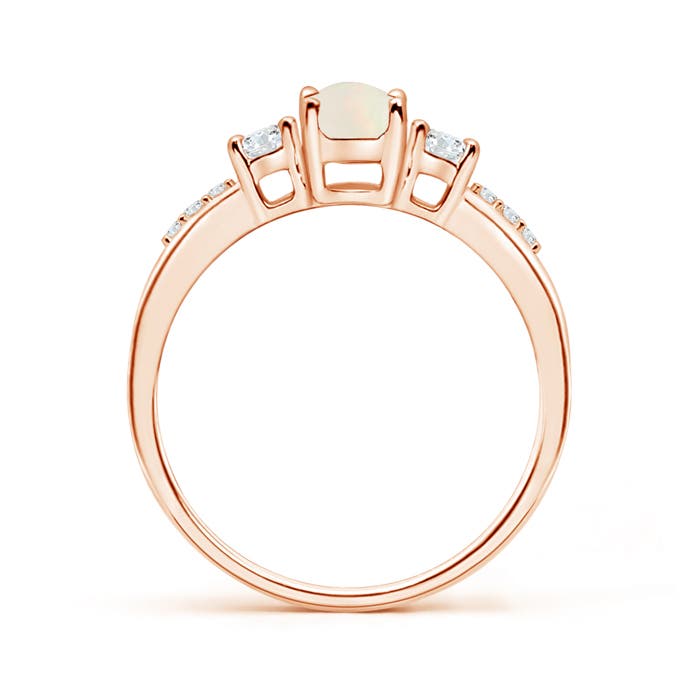 A - Opal / 0.71 CT / 14 KT Rose Gold