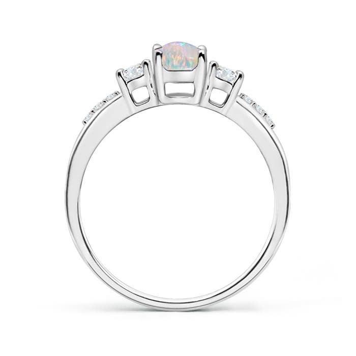 AAAA - Opal / 0.71 CT / 14 KT White Gold