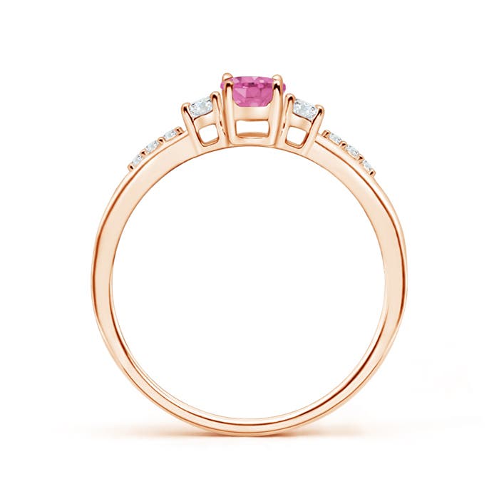 AA - Pink Sapphire / 0.72 CT / 14 KT Rose Gold