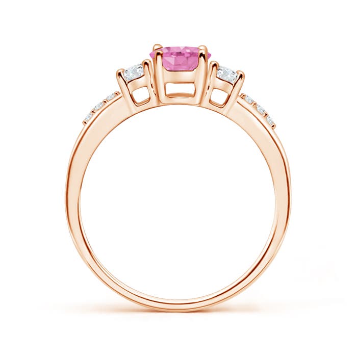 A - Pink Sapphire / 1.11 CT / 14 KT Rose Gold