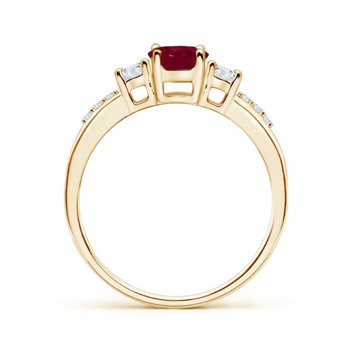 A - Ruby / 1.26 CT / 14 KT Yellow Gold