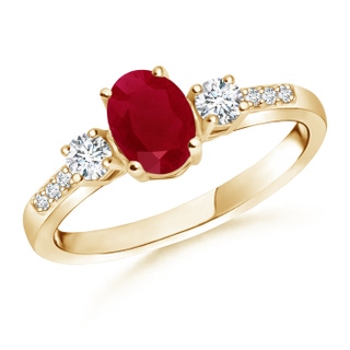 Oval AA Ruby