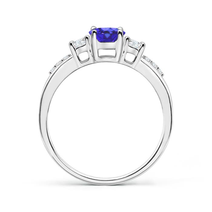 AA - Tanzanite / 1.06 CT / 14 KT White Gold