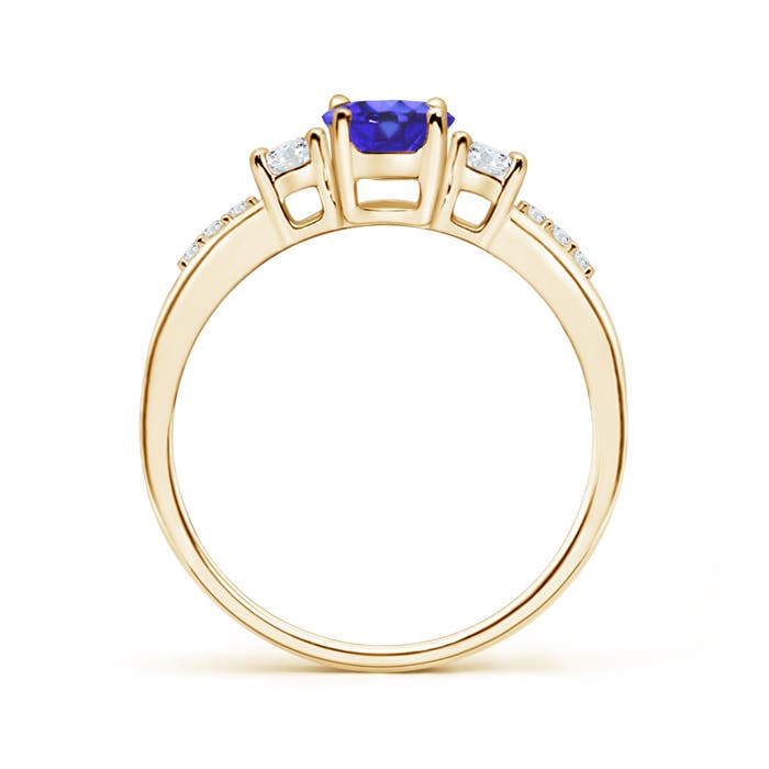 AA - Tanzanite / 1.06 CT / 14 KT Yellow Gold