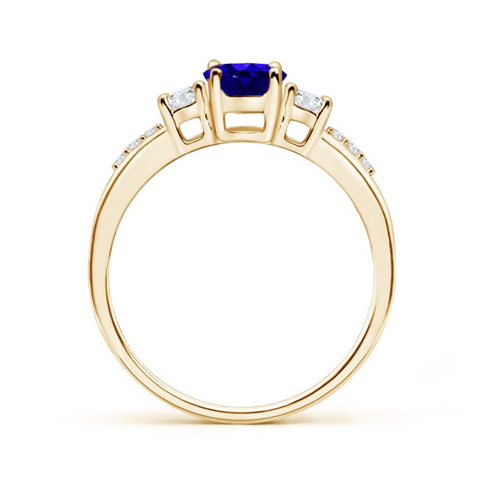 AAAA - Tanzanite / 1.06 CT / 14 KT Yellow Gold