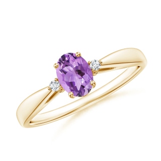Oval A Amethyst
