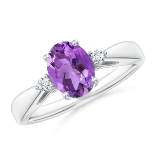 Oval AA Amethyst