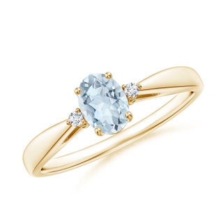 Oval A Aquamarine