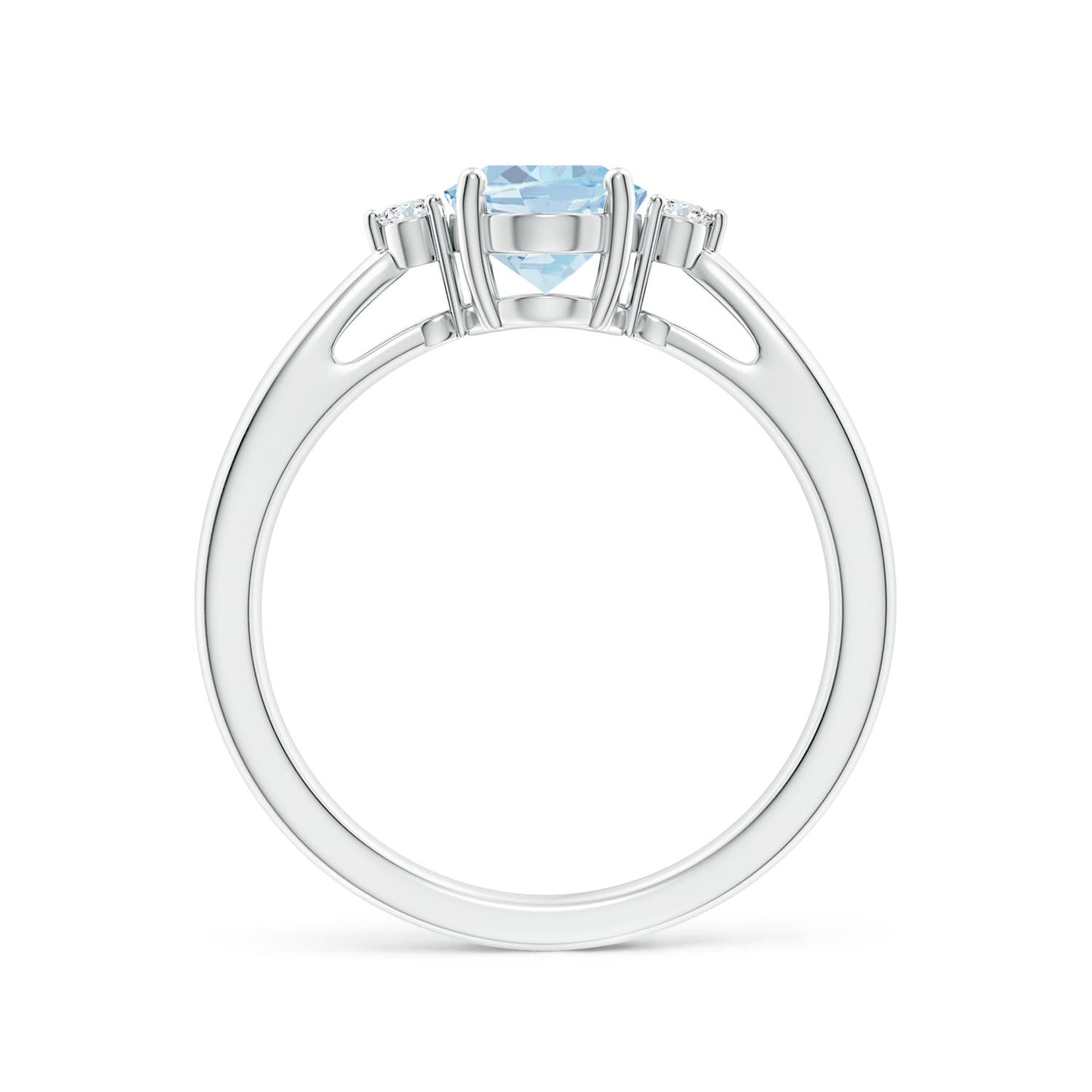 A - Aquamarine / 1.06 CT / 14 KT White Gold