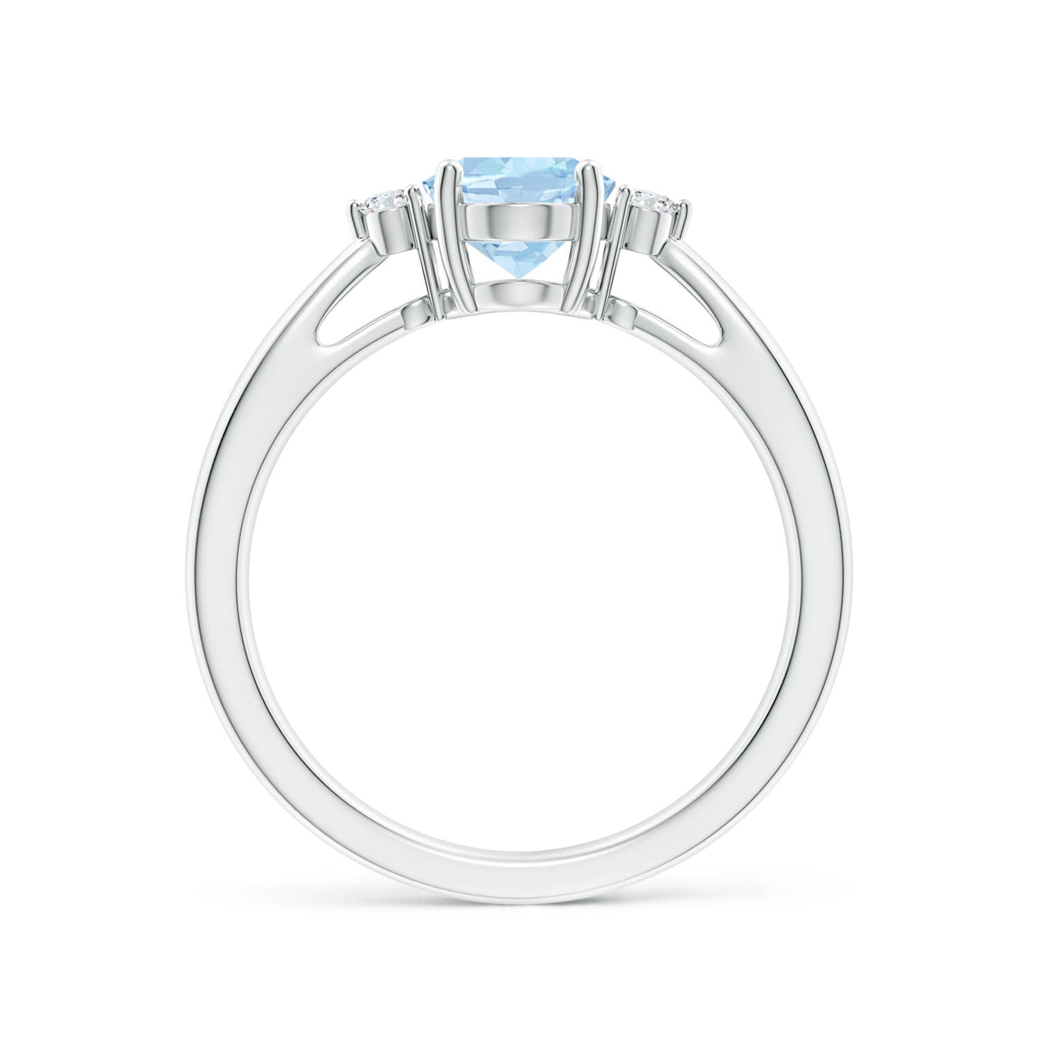 AA - Aquamarine / 1.06 CT / 14 KT White Gold