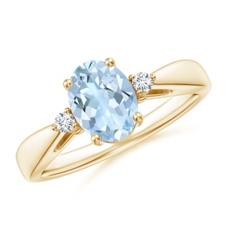 Oval AA Aquamarine
