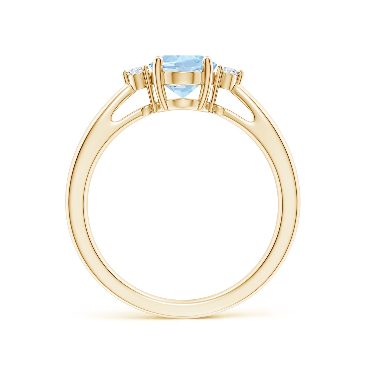 AA - Aquamarine / 1.06 CT / 14 KT Yellow Gold