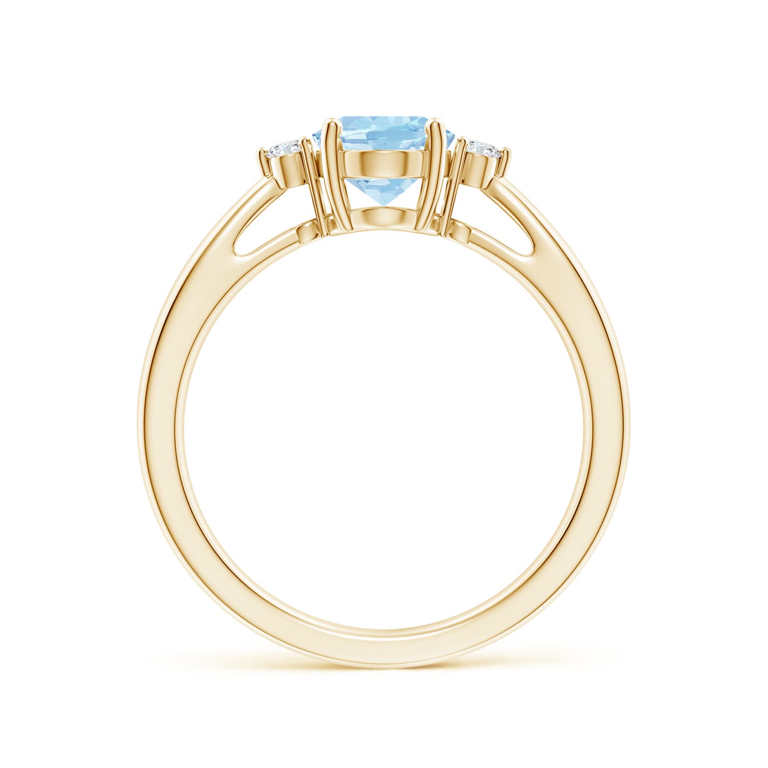 AAA - Aquamarine / 1.06 CT / 14 KT Yellow Gold