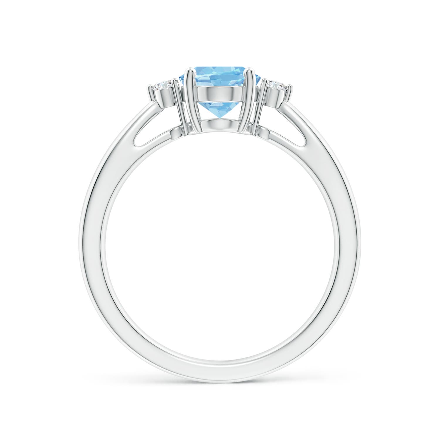 AAAA - Aquamarine / 1.06 CT / 14 KT White Gold