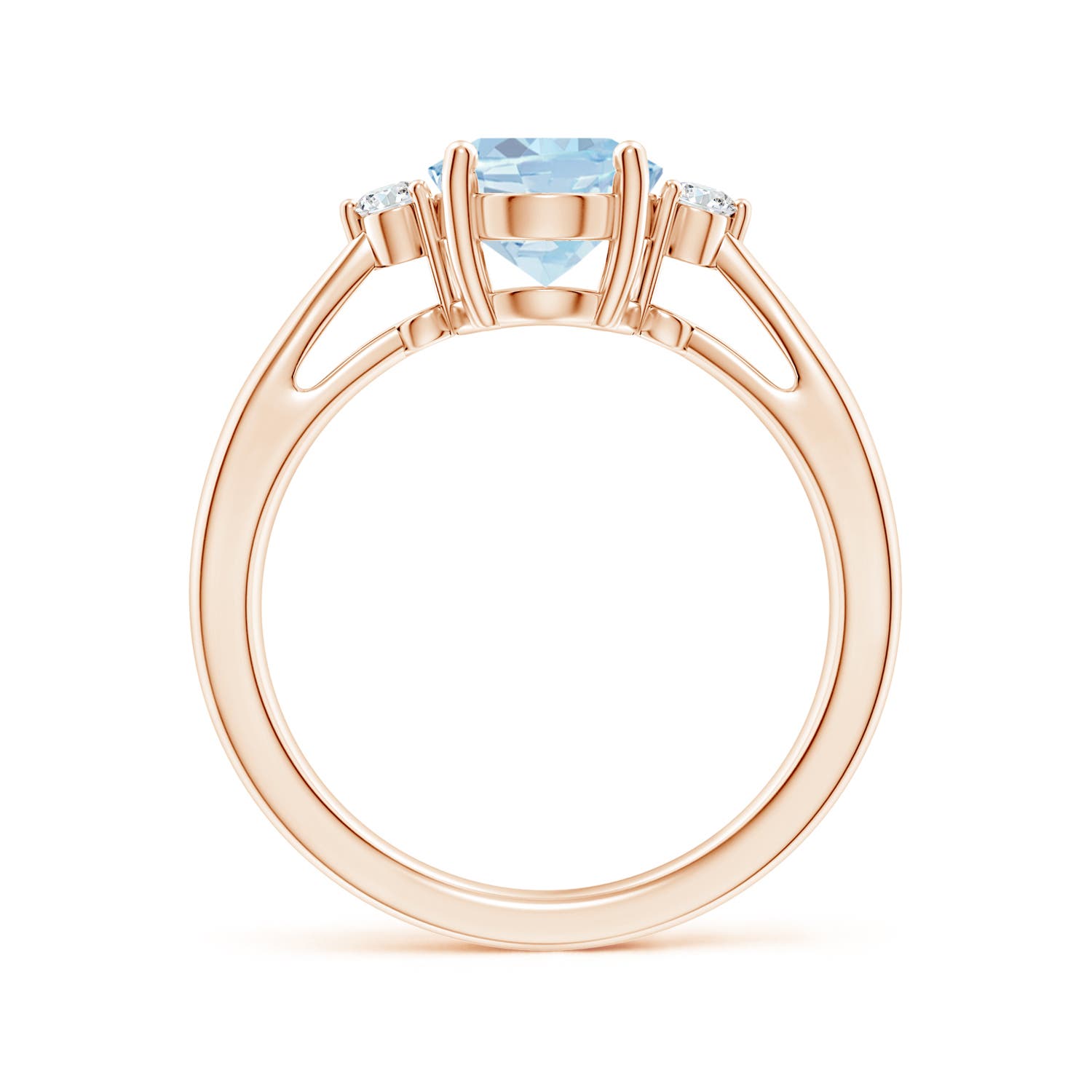 A - Aquamarine / 1.57 CT / 14 KT Rose Gold