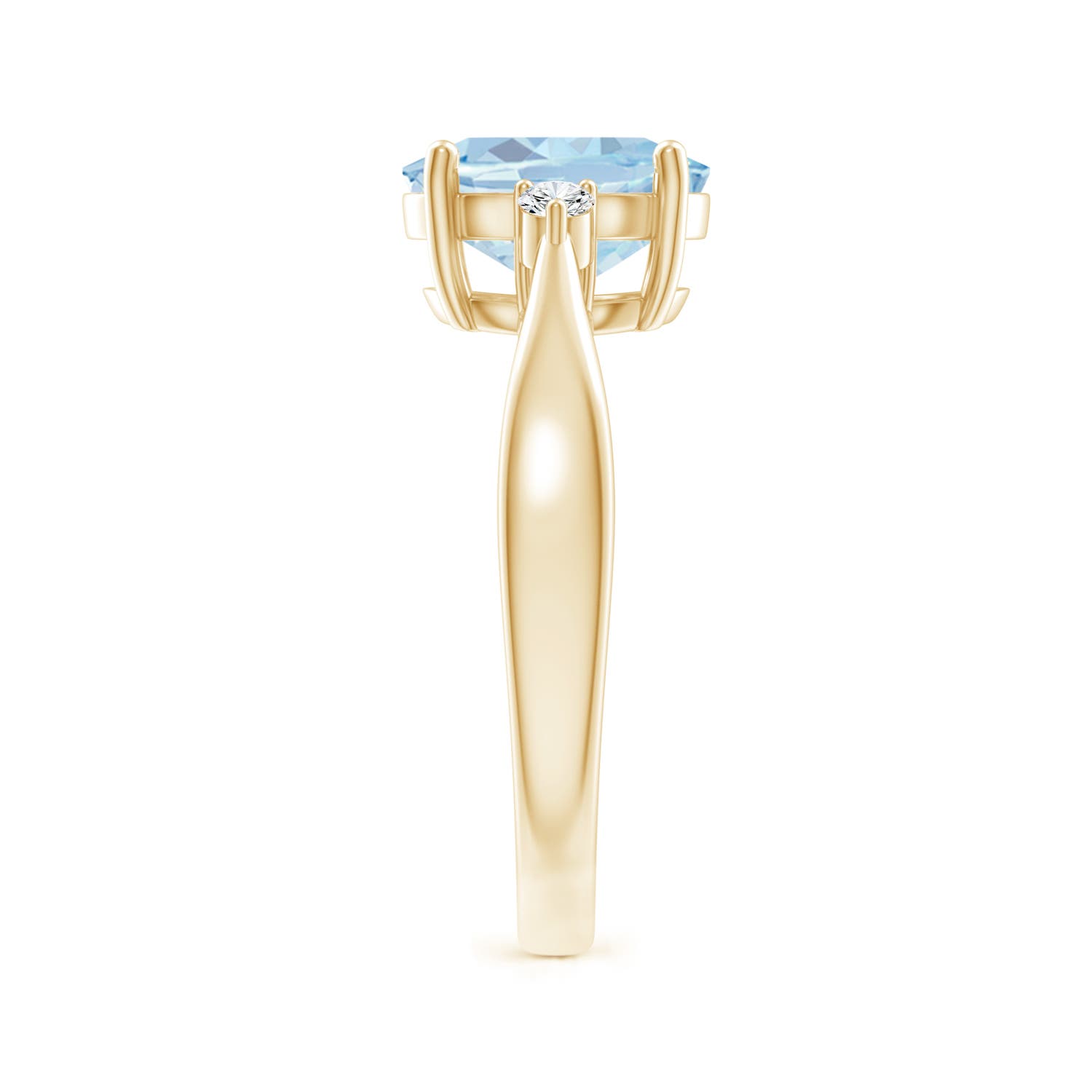 A - Aquamarine / 1.57 CT / 14 KT Yellow Gold