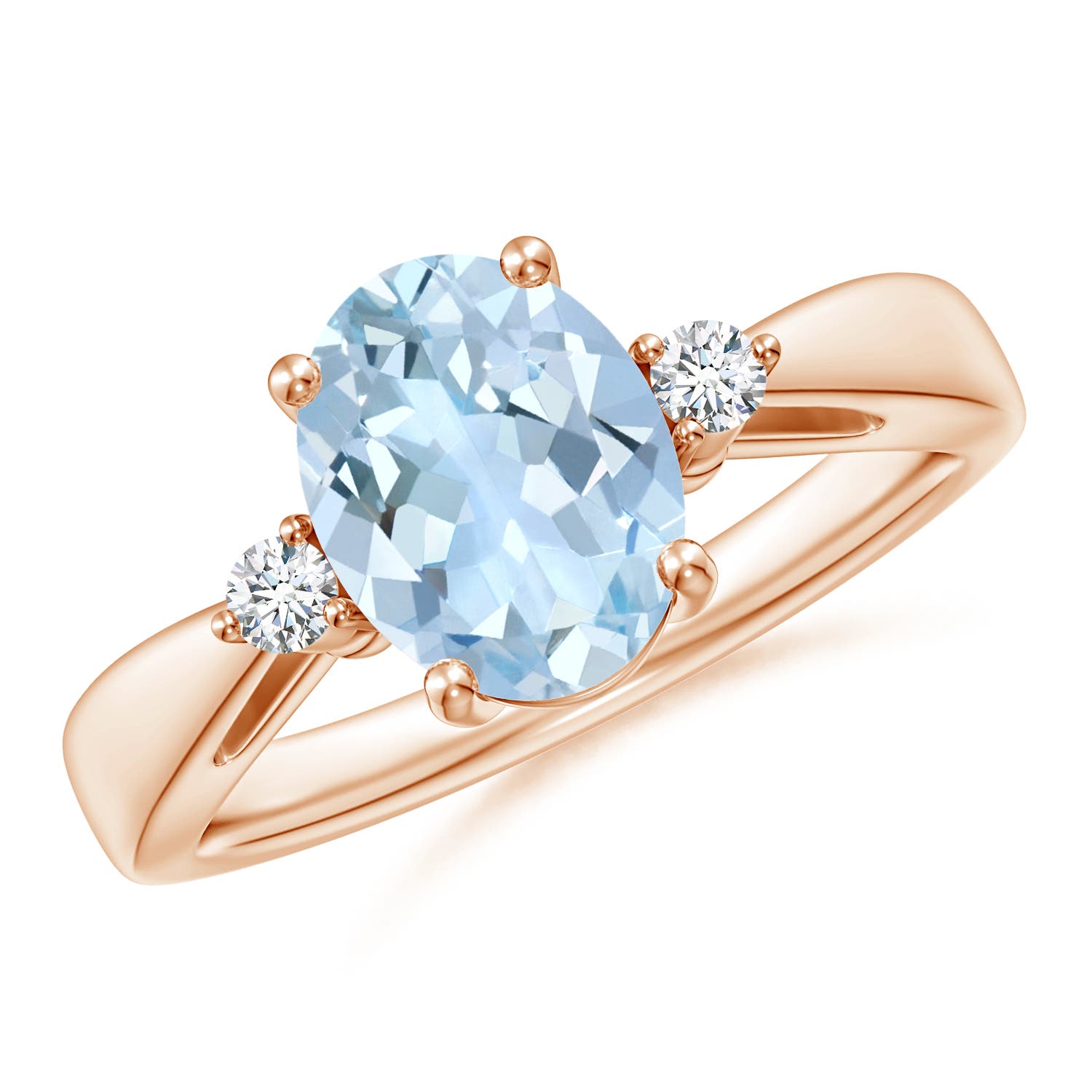 AA - Aquamarine / 1.57 CT / 14 KT Rose Gold