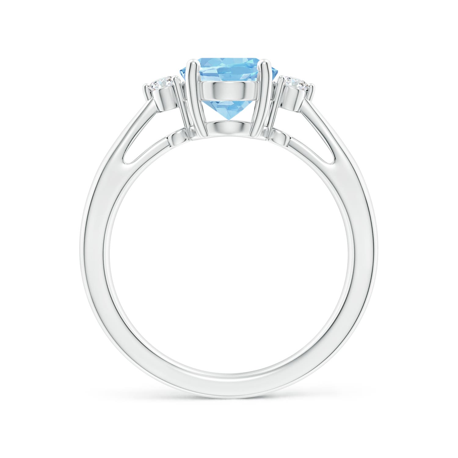 AAAA - Aquamarine / 1.57 CT / 14 KT White Gold