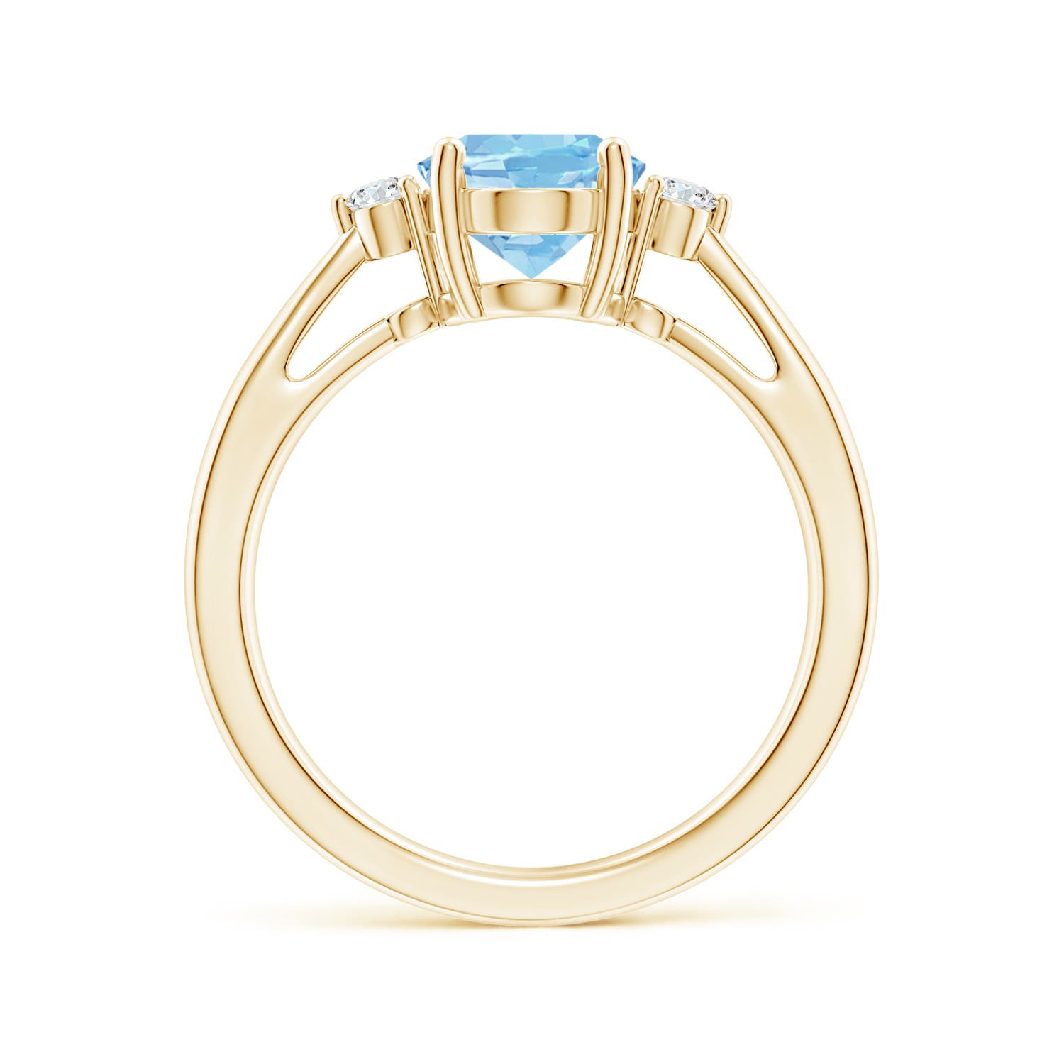 AAAA - Aquamarine / 1.57 CT / 14 KT Yellow Gold