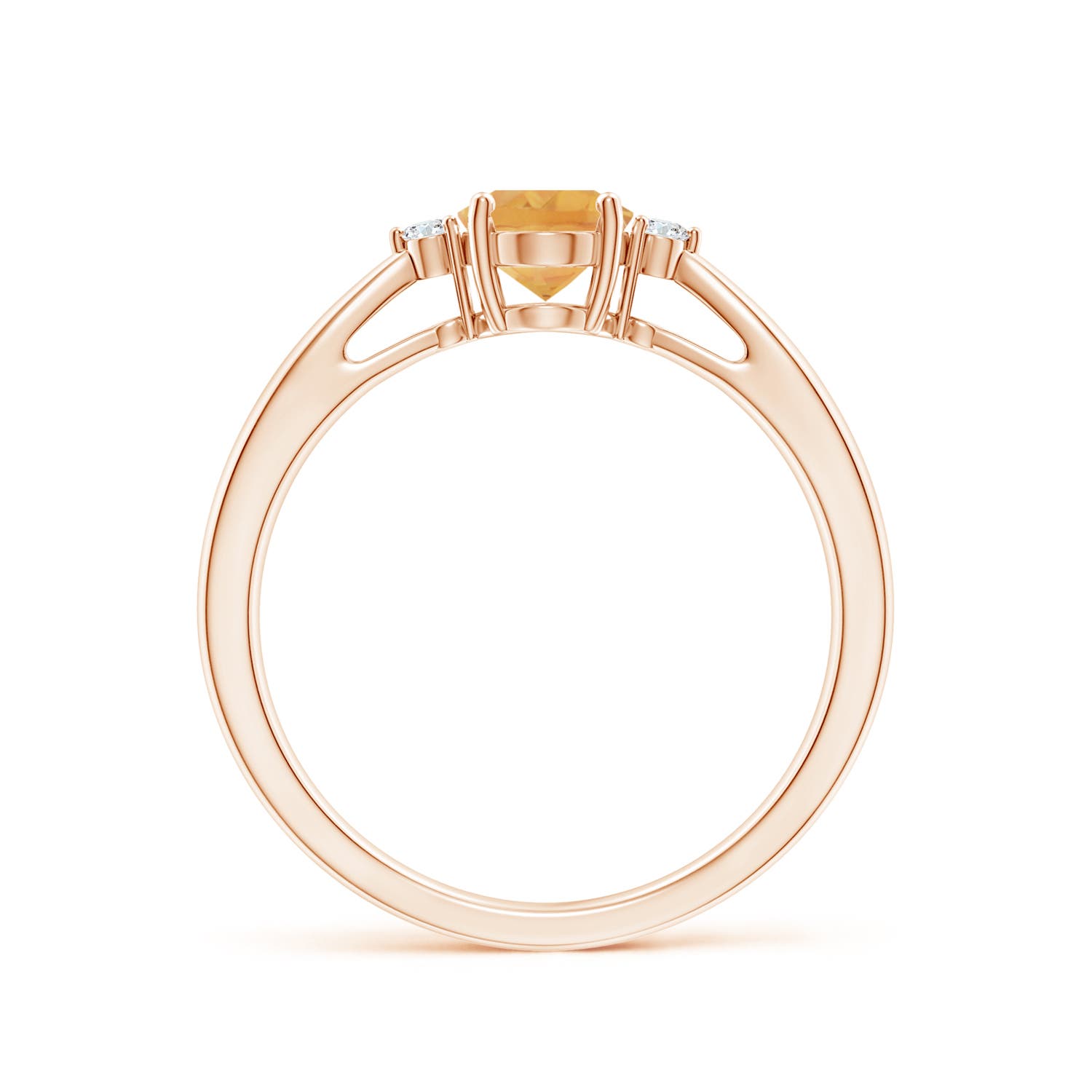 A - Citrine / 0.79 CT / 14 KT Rose Gold