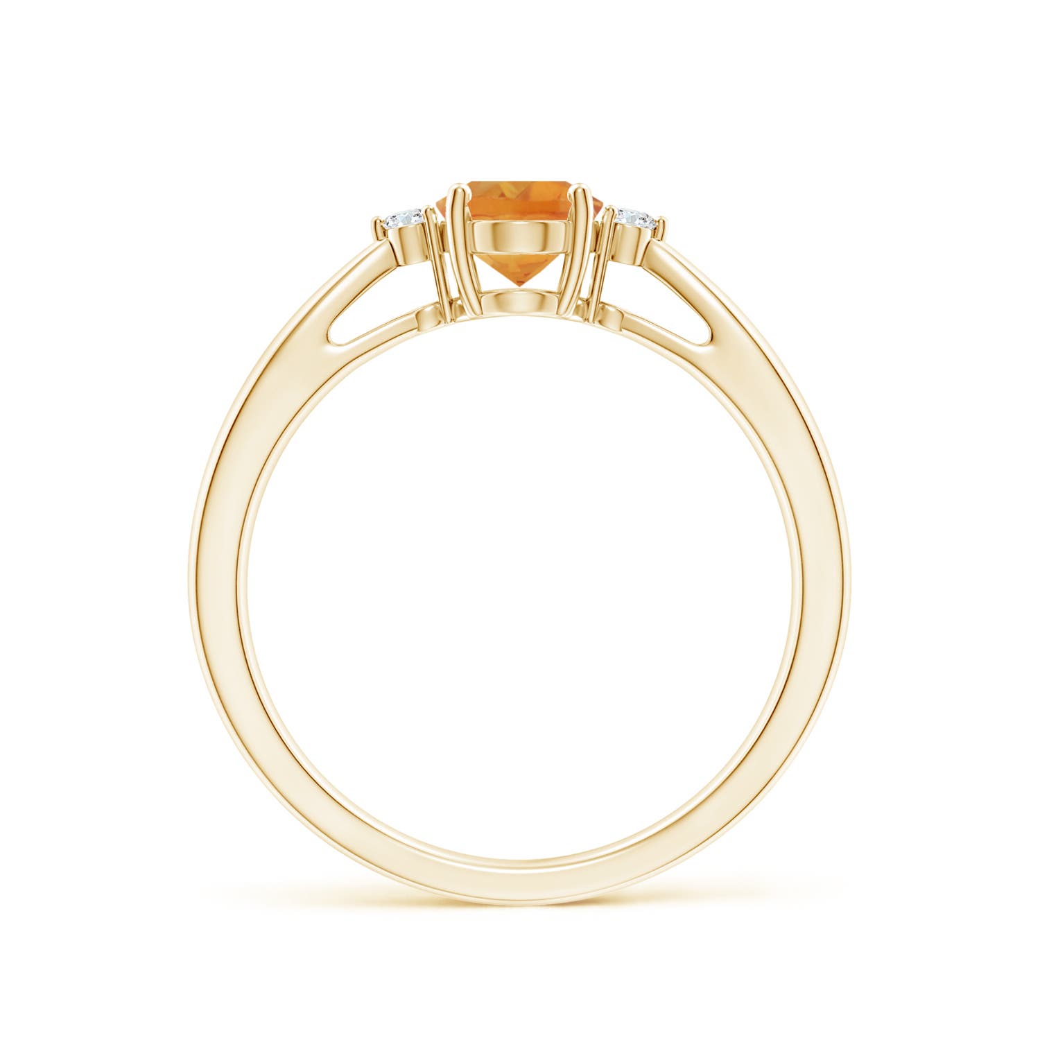 AA - Citrine / 0.79 CT / 14 KT Yellow Gold