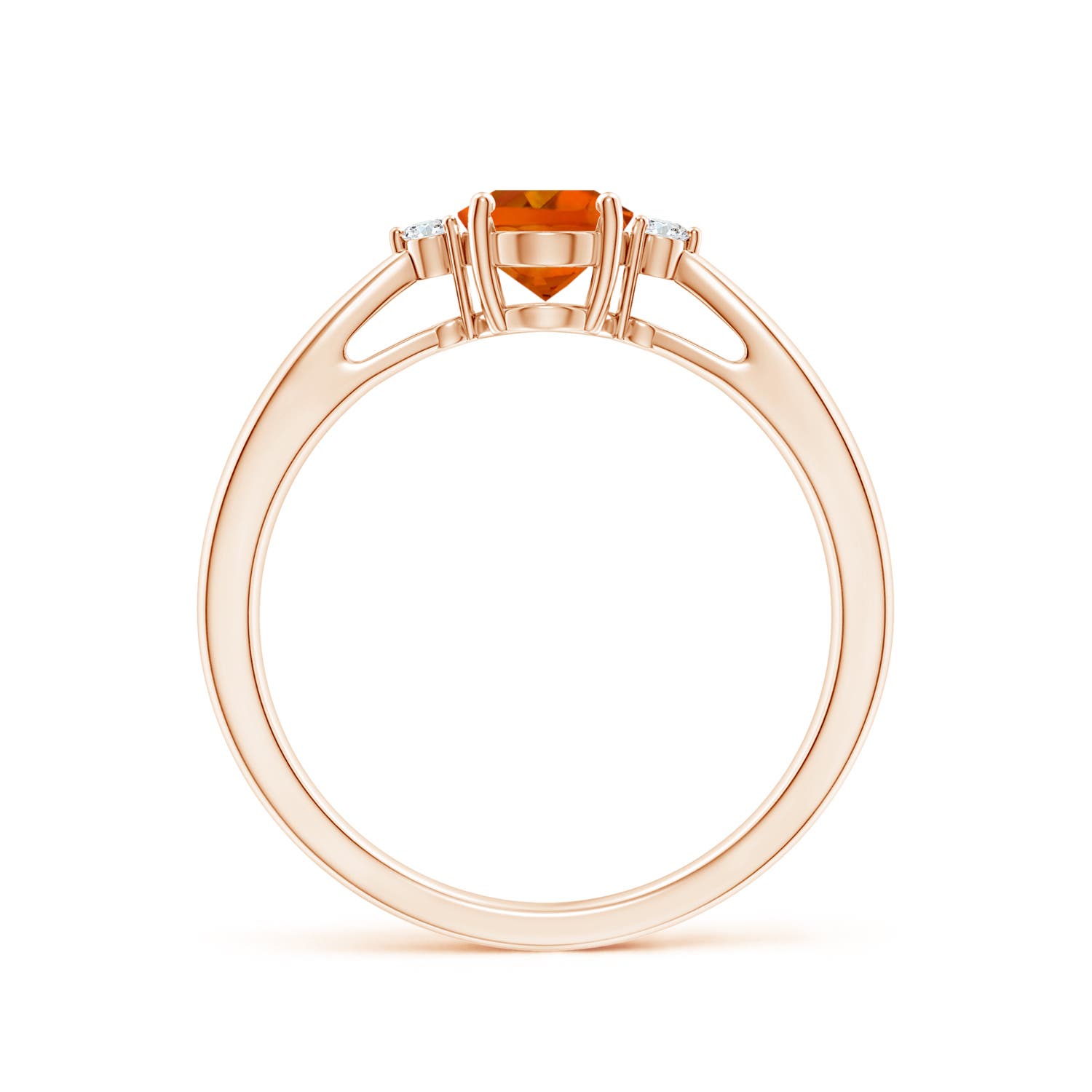 AAAA - Citrine / 0.79 CT / 14 KT Rose Gold