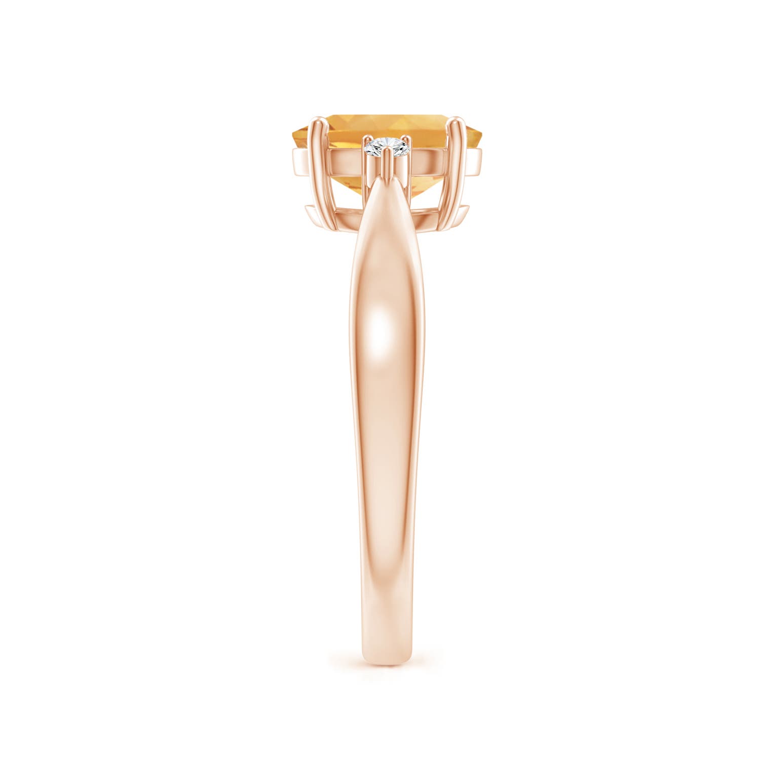 A - Citrine / 1.16 CT / 14 KT Rose Gold