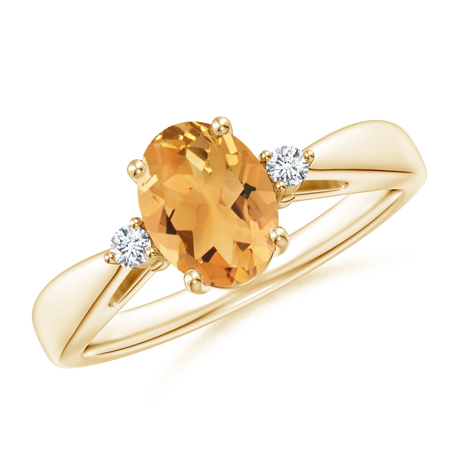 A - Citrine / 1.16 CT / 14 KT Yellow Gold