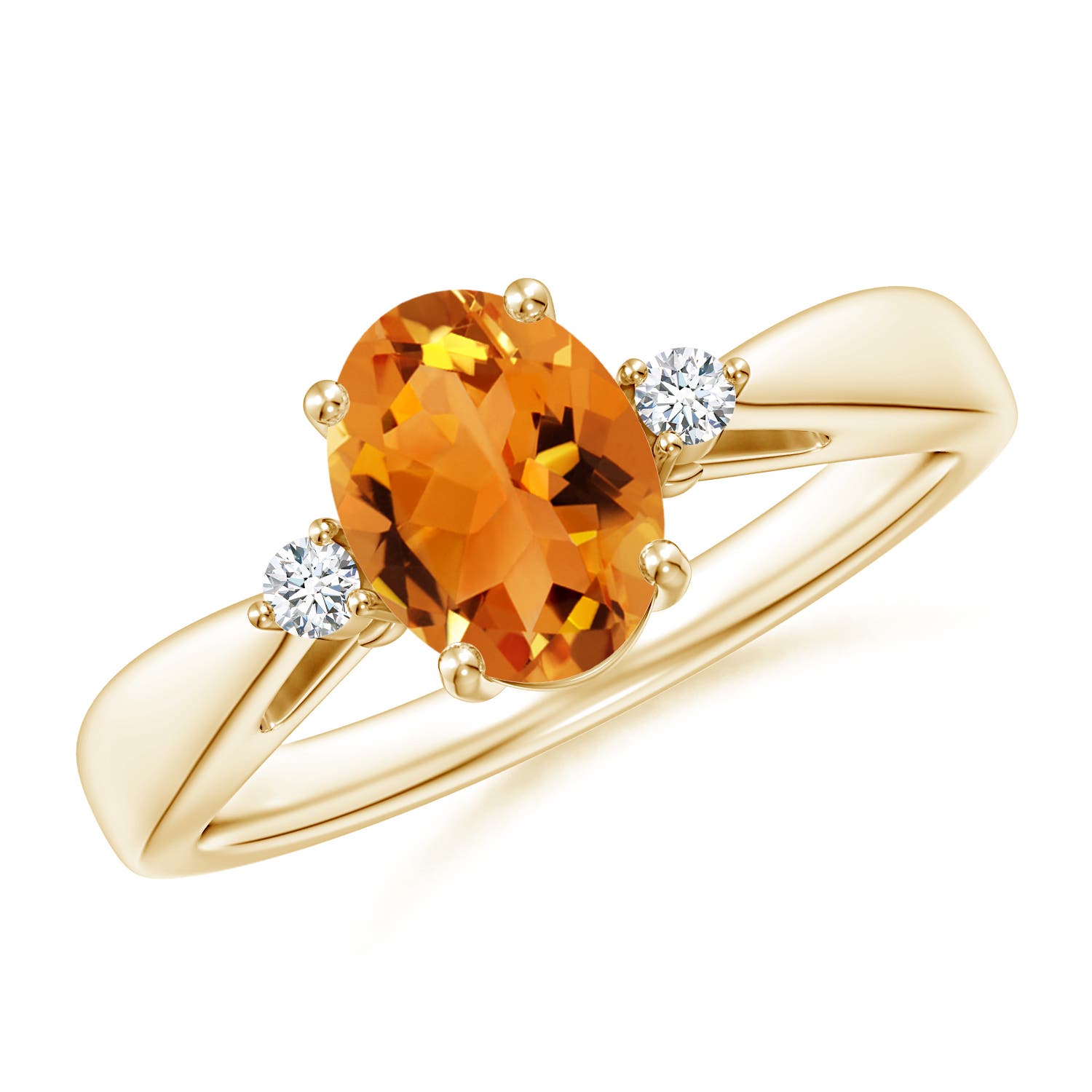 AAA - Citrine / 1.16 CT / 14 KT Yellow Gold