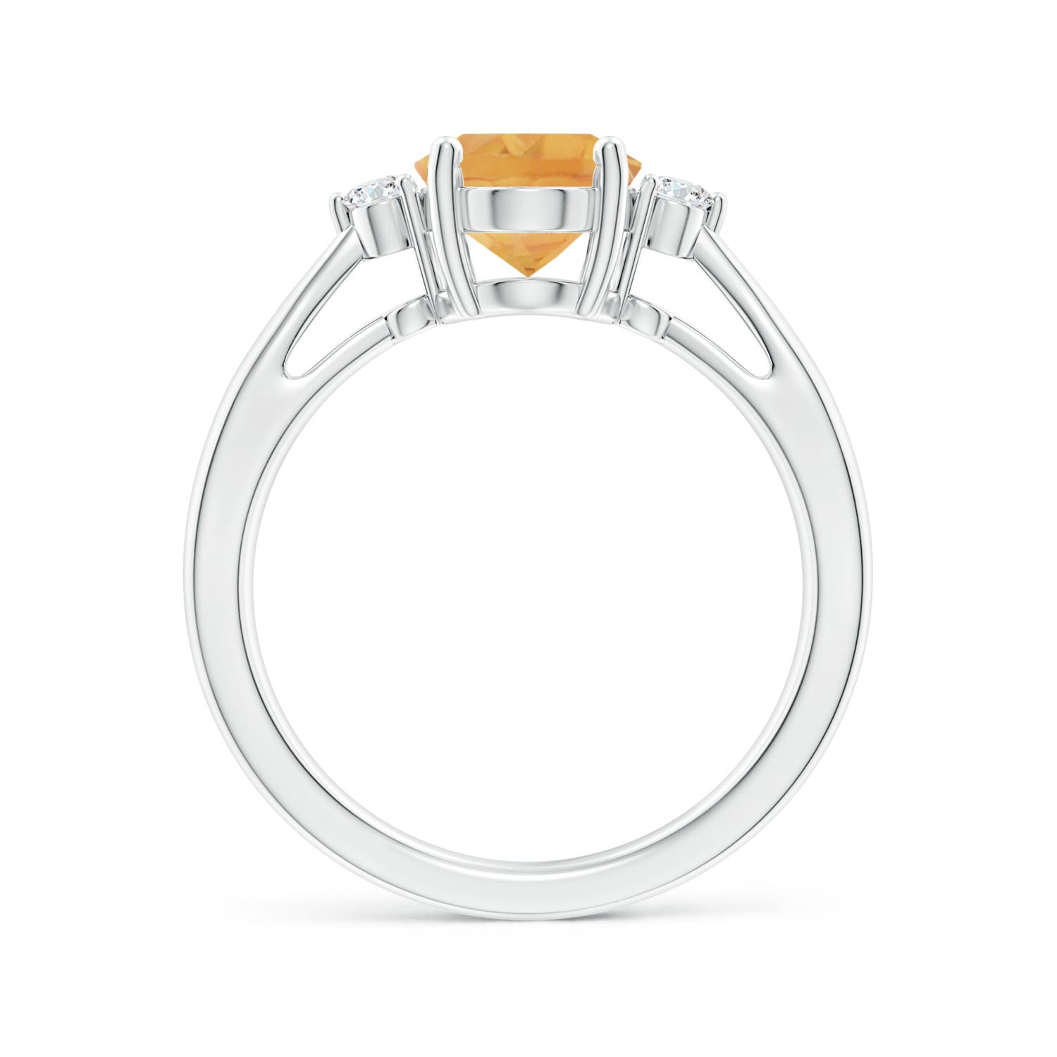 A - Citrine / 1.72 CT / 14 KT White Gold