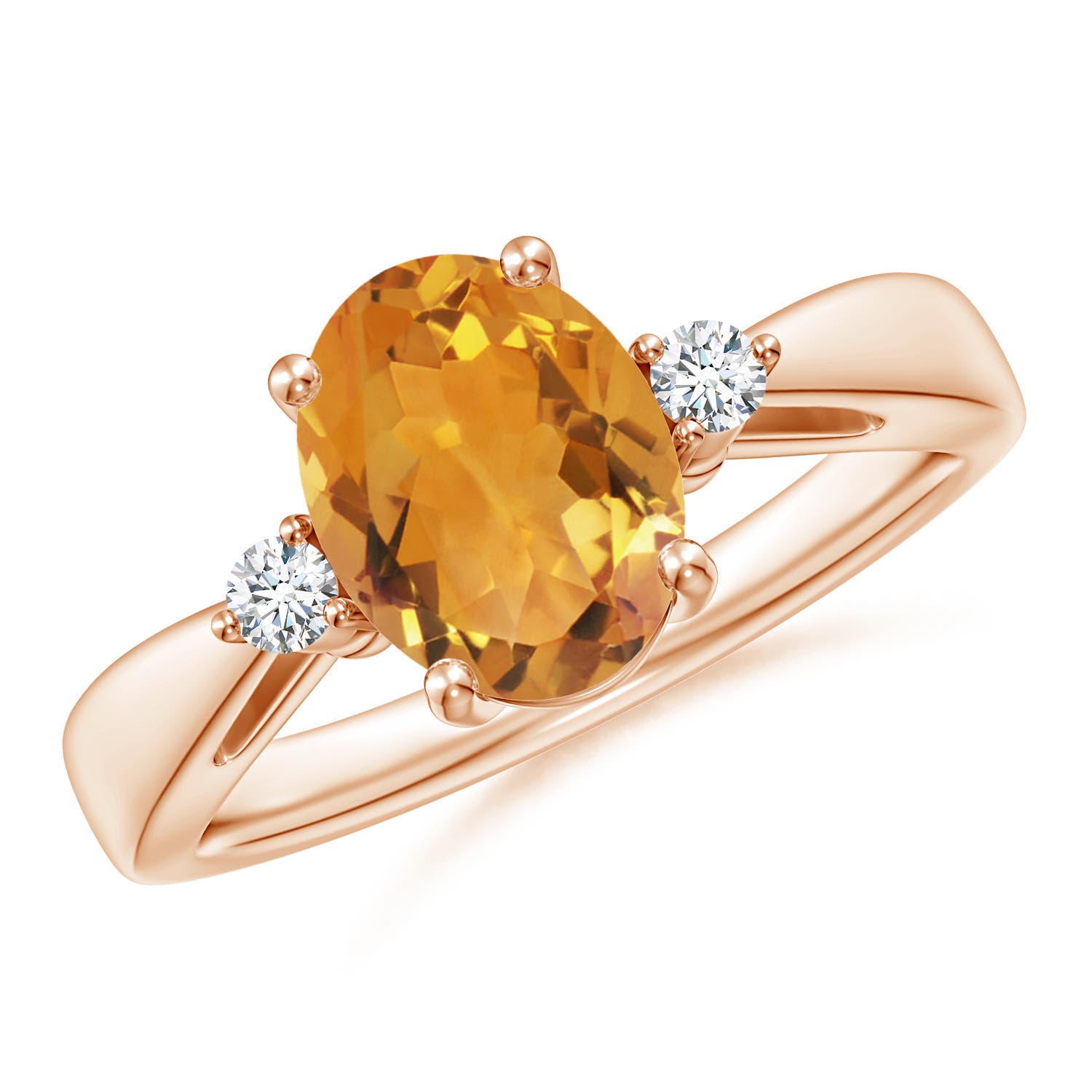 AA - Citrine / 1.72 CT / 14 KT Rose Gold