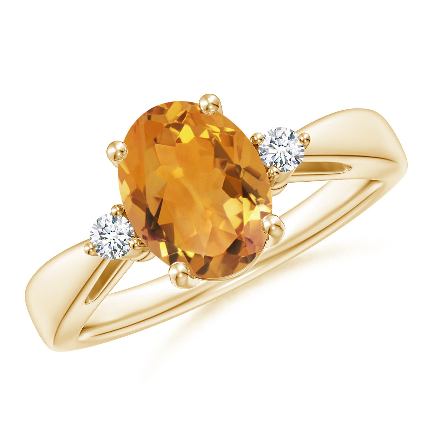 AA - Citrine / 1.72 CT / 14 KT Yellow Gold