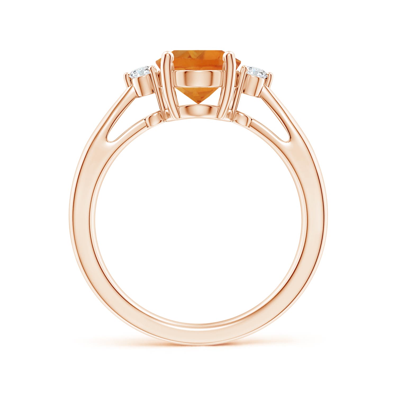 AAA - Citrine / 1.72 CT / 14 KT Rose Gold