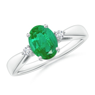 Oval AA Emerald