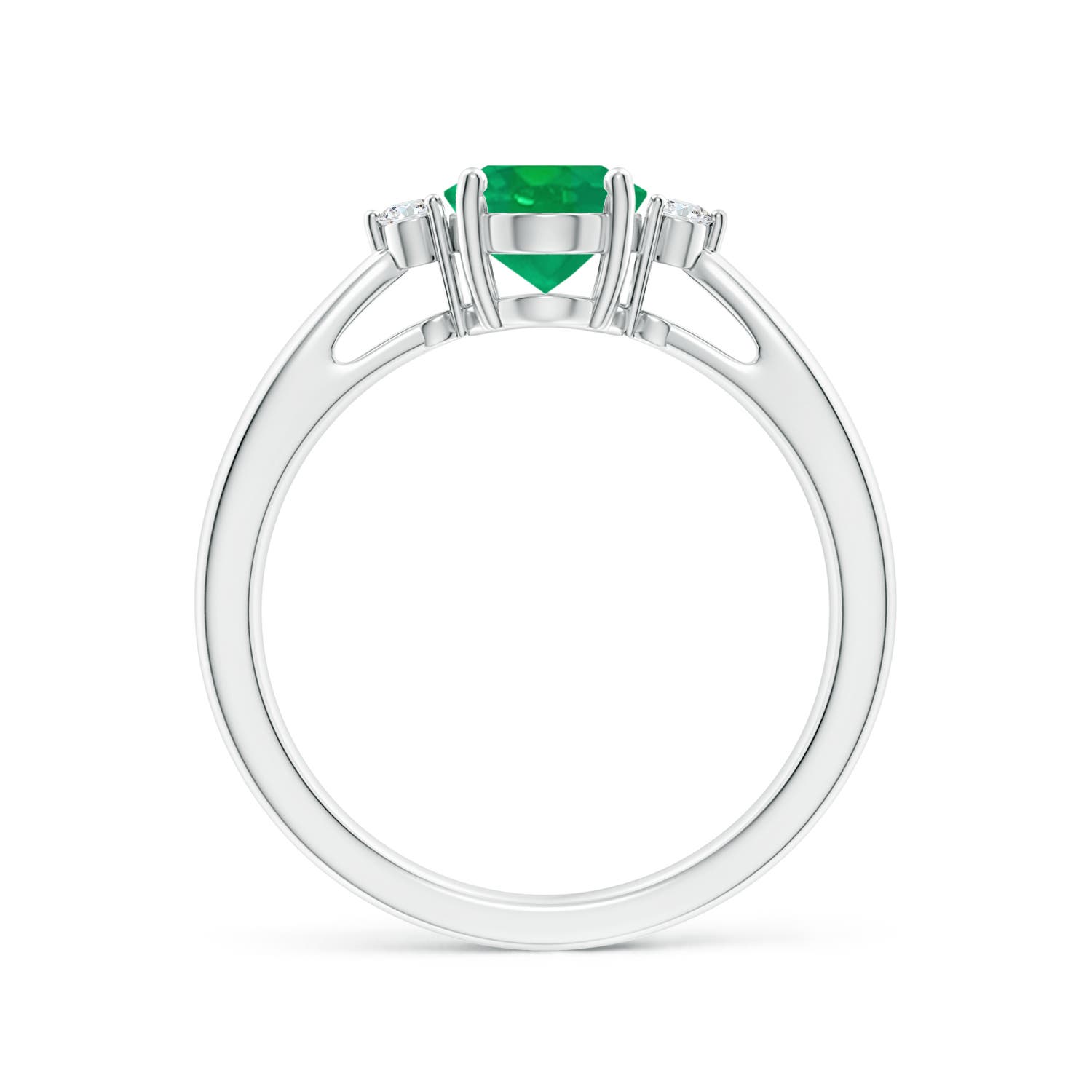 AA - Emerald / 1.16 CT / 14 KT White Gold