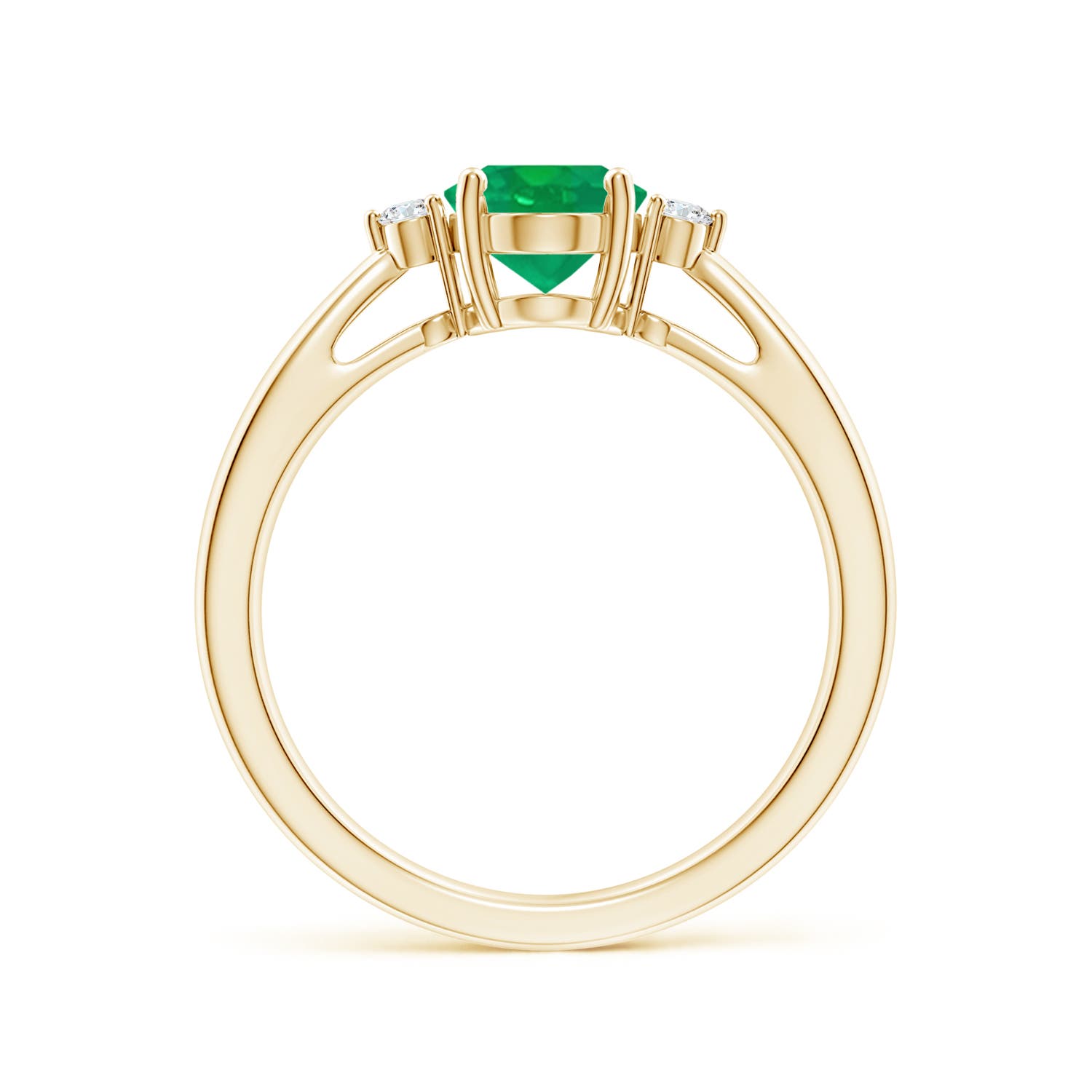 AA - Emerald / 1.16 CT / 14 KT Yellow Gold