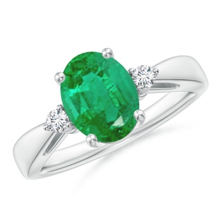 Oval AA Emerald