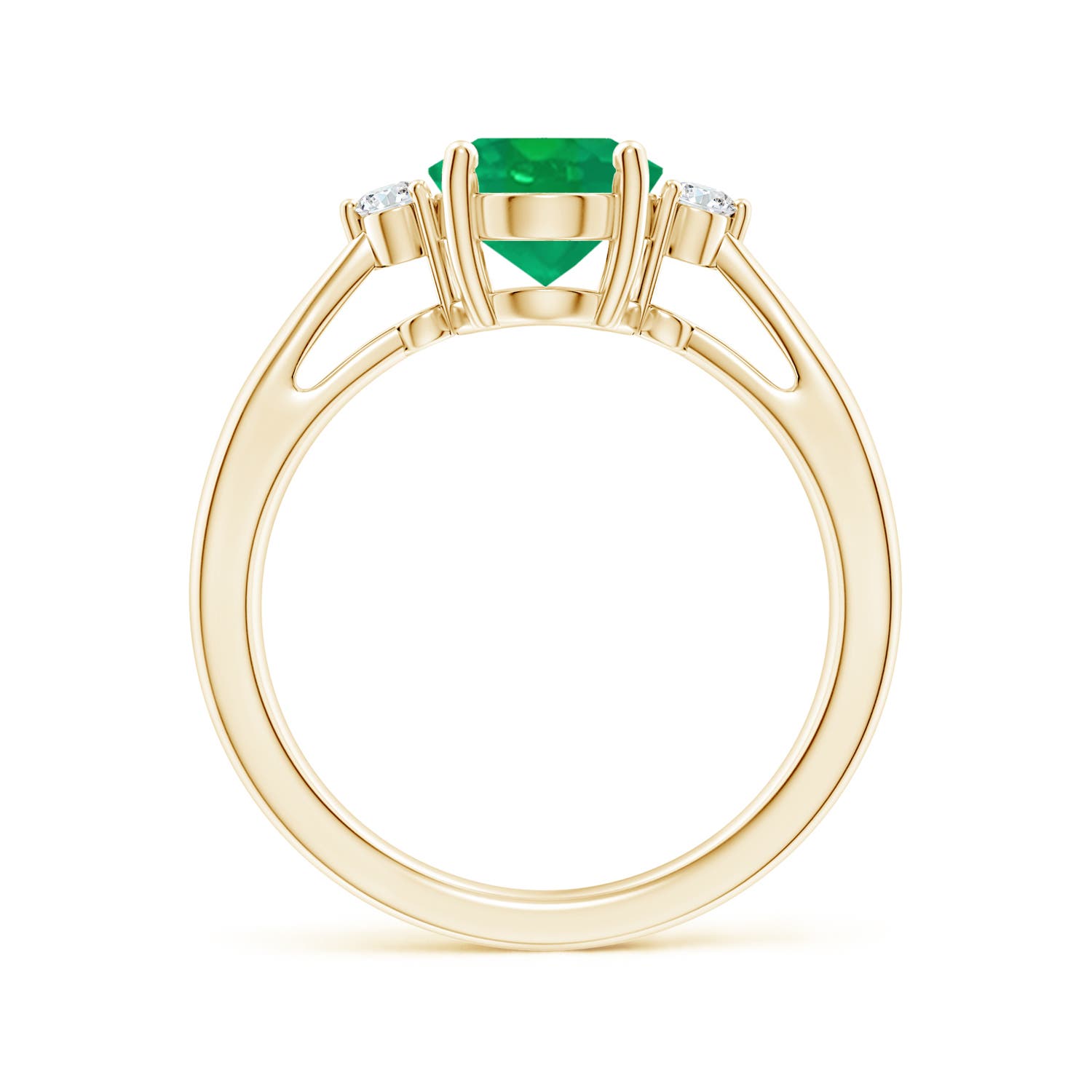 AA - Emerald / 1.57 CT / 14 KT Yellow Gold