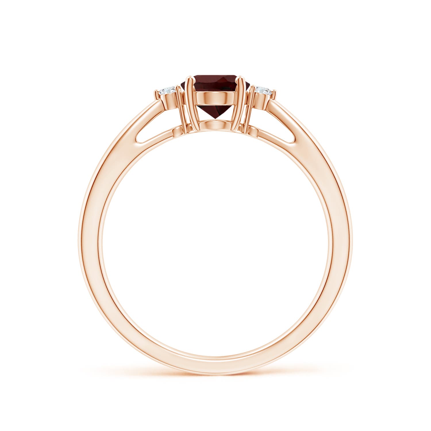 AA - Garnet / 0.94 CT / 14 KT Rose Gold