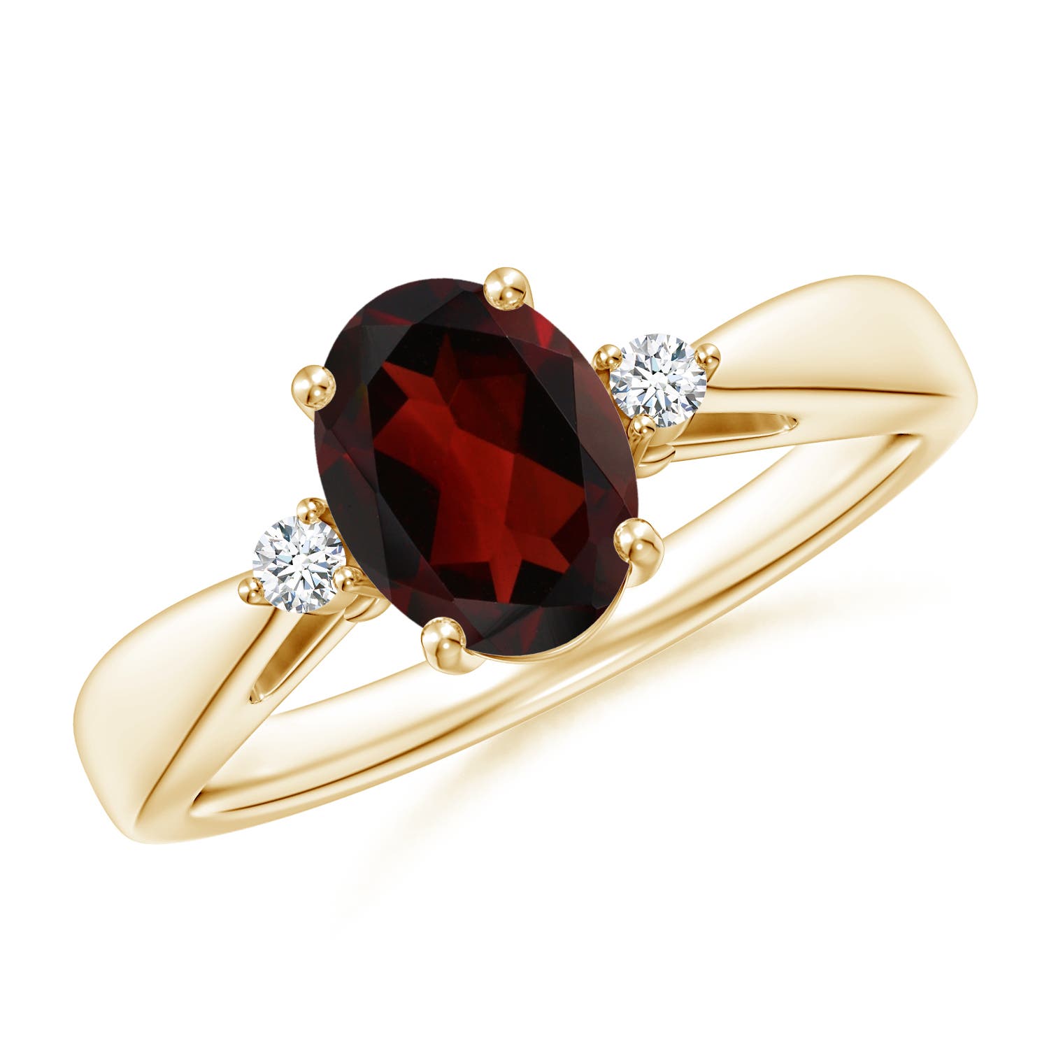 AA - Garnet / 1.51 CT / 14 KT Yellow Gold