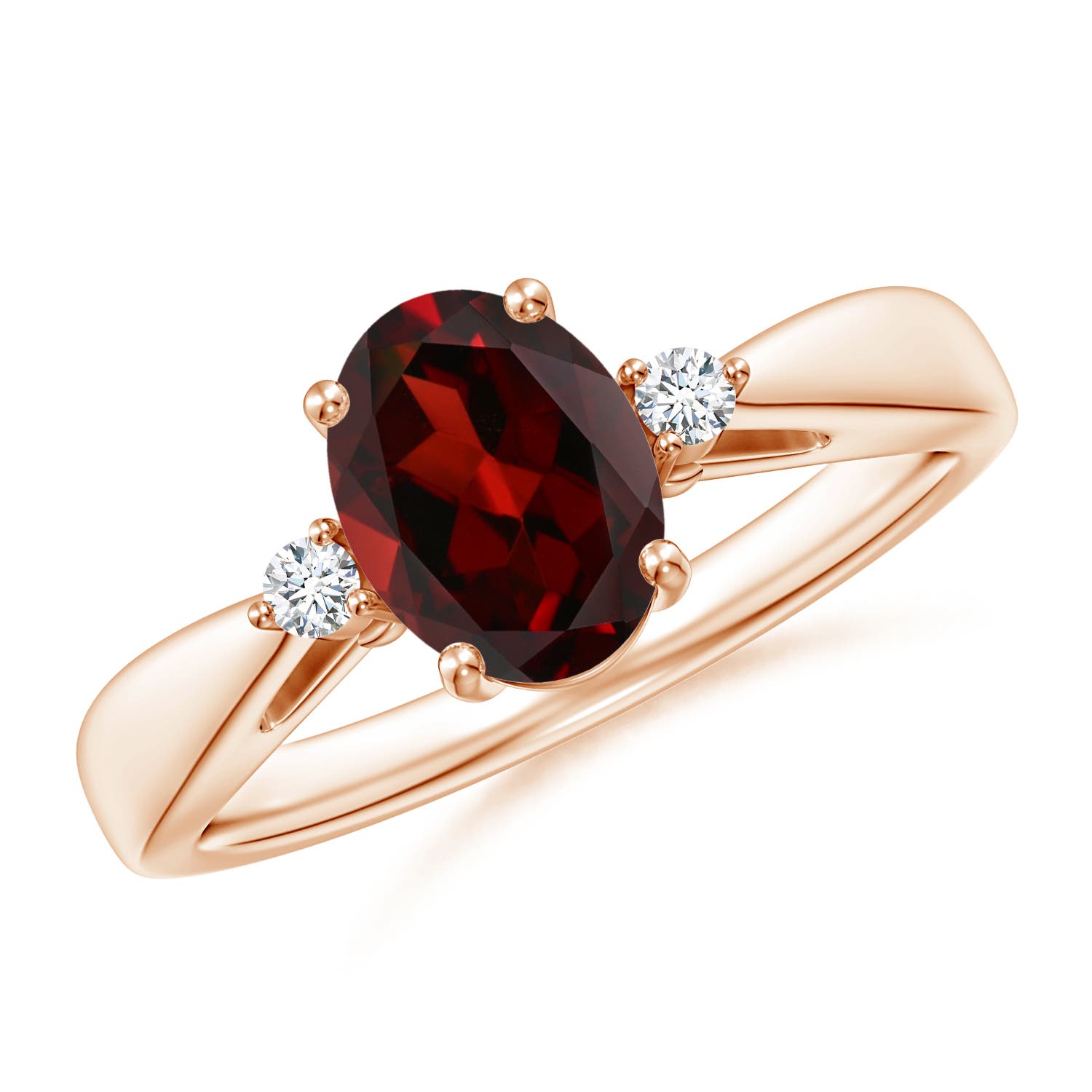 AAA - Garnet / 1.51 CT / 14 KT Rose Gold