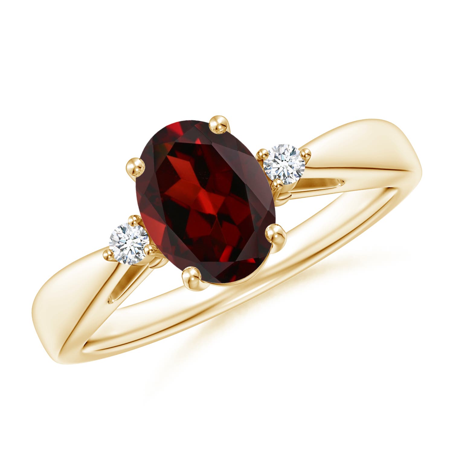 AAA - Garnet / 1.51 CT / 14 KT Yellow Gold