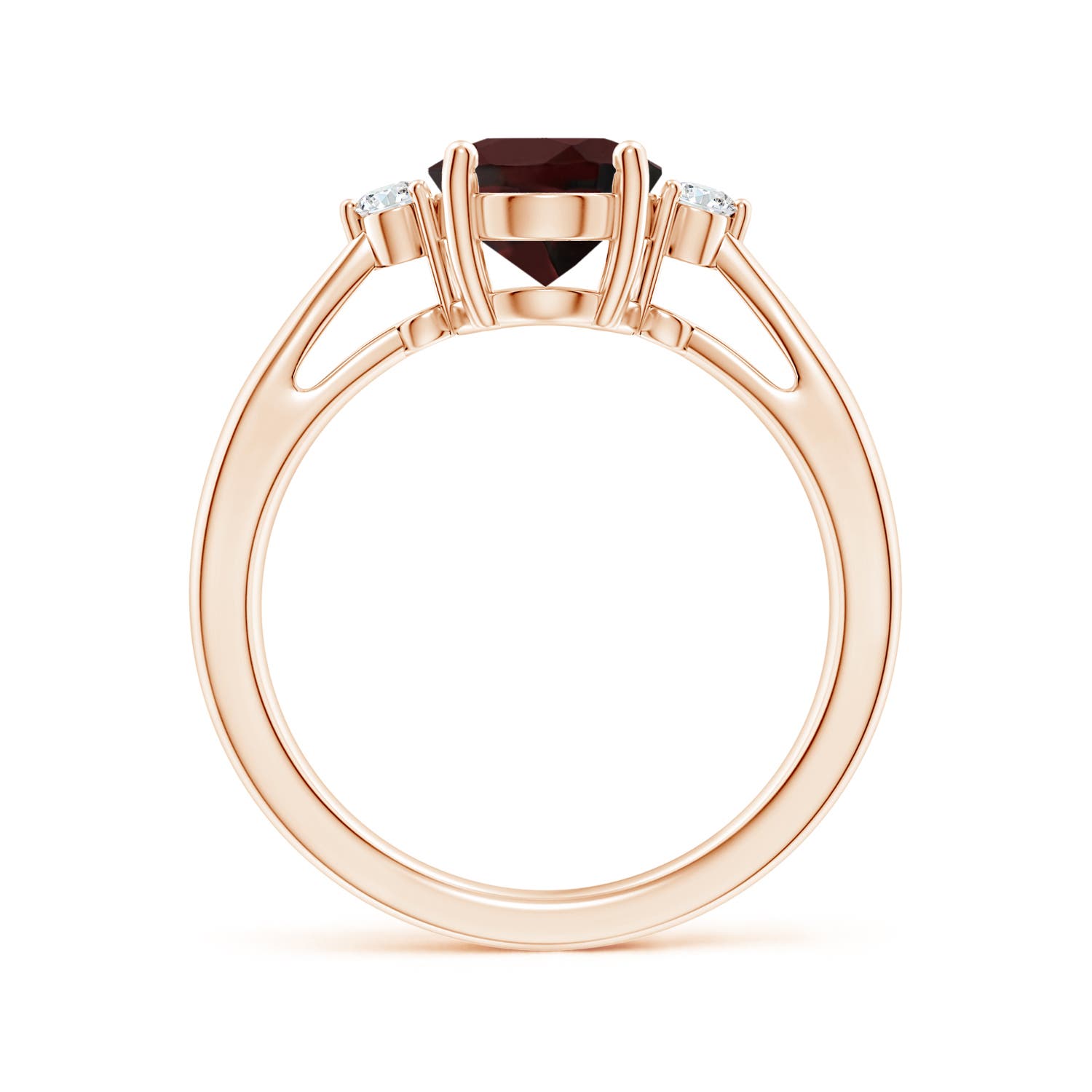 A - Garnet / 2.07 CT / 14 KT Rose Gold