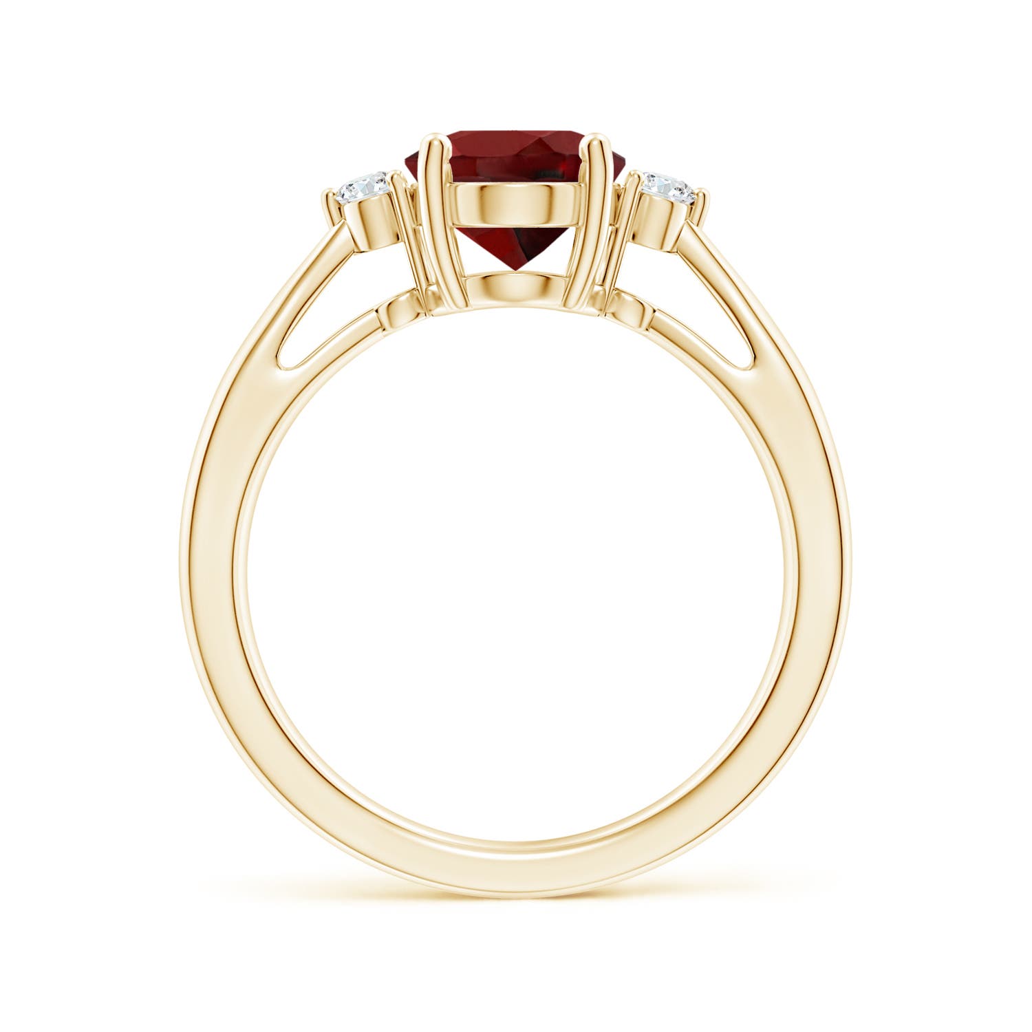 AAAA - Garnet / 2.07 CT / 14 KT Yellow Gold